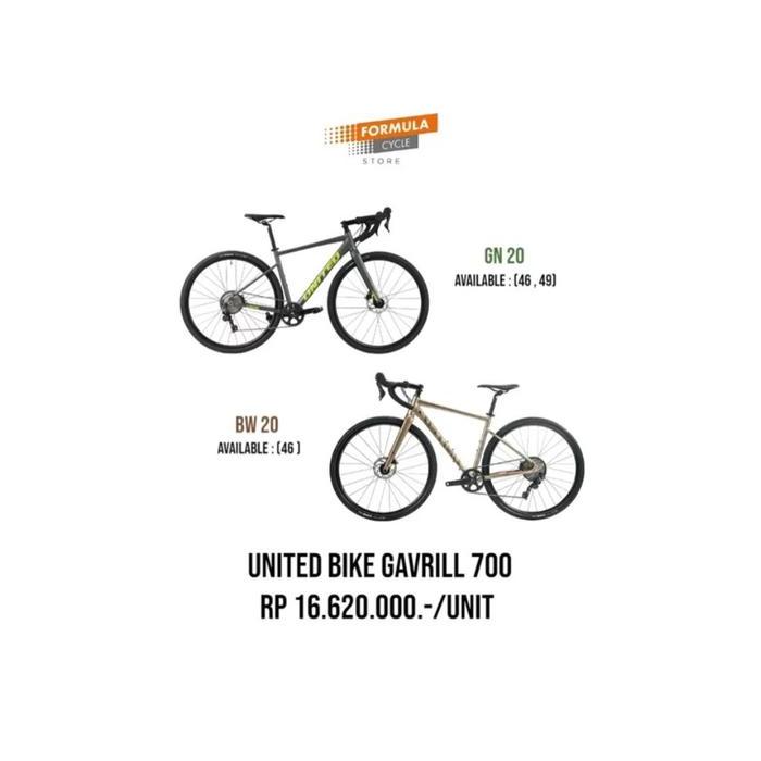 SEPEDA ROAD BIKE UNITED BIKE GAVRILL 700 11SP - GREEN, 46