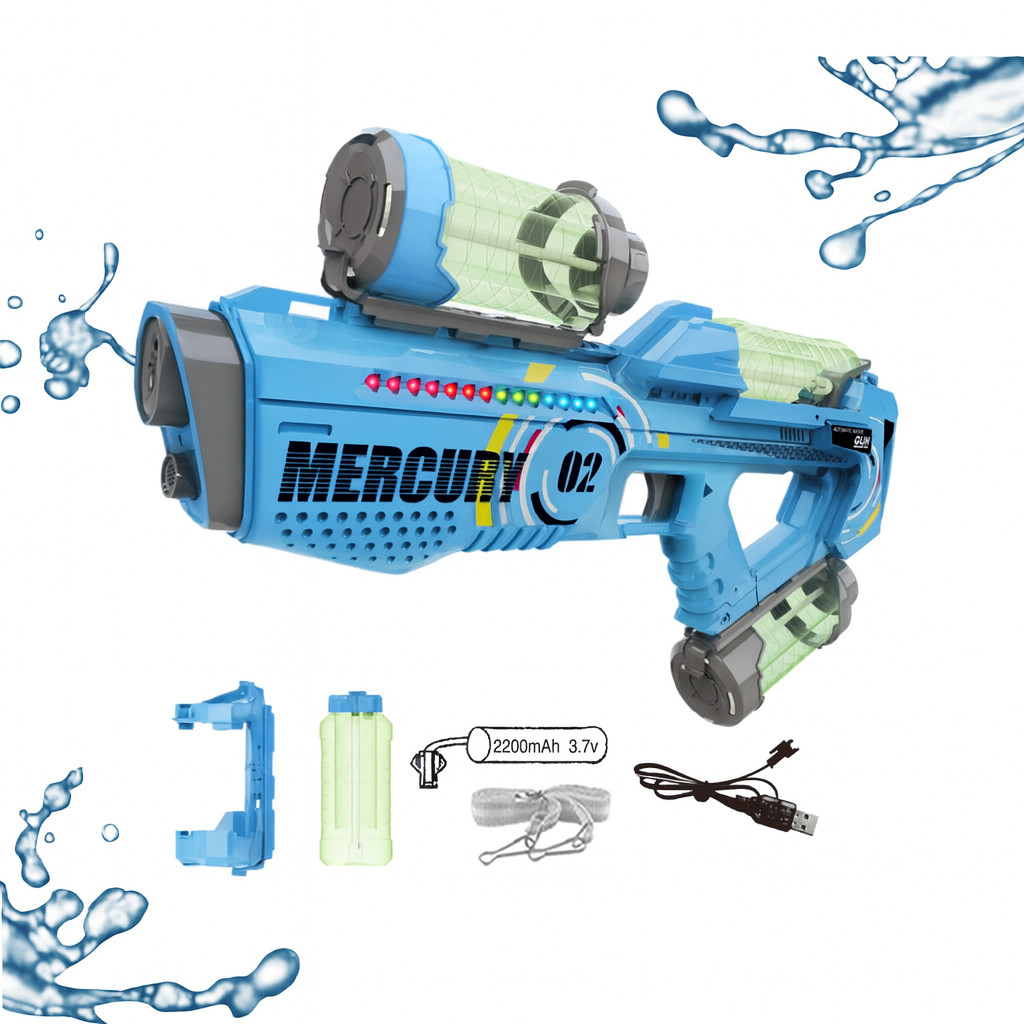 Mainan Anak Tembakan Air Jumbo Mercury M2 Kapasitas Besar / Water Gun Battle High Pressure