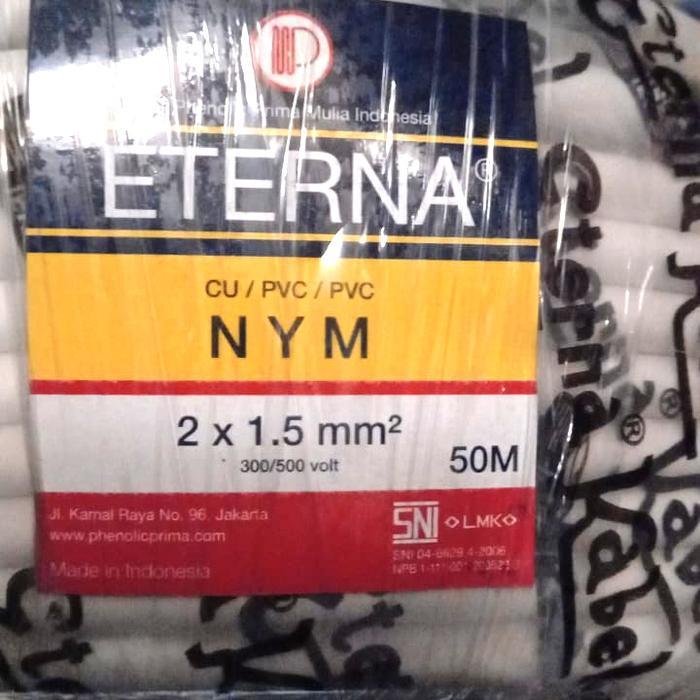 KABEL LISTRIK TEMBAGA NYM ETERNA 2 X 1.5 ROLL