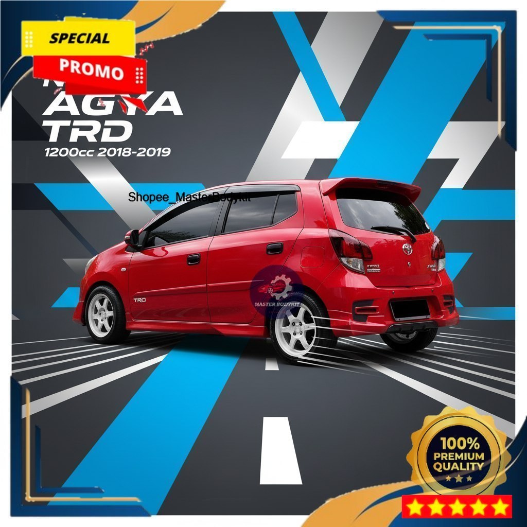 BODYKIT AGYA TRD 2017 2018 2019  NEW AGYA TRD  BODY KIT ALL NEW AGYA TRD GRADE-A