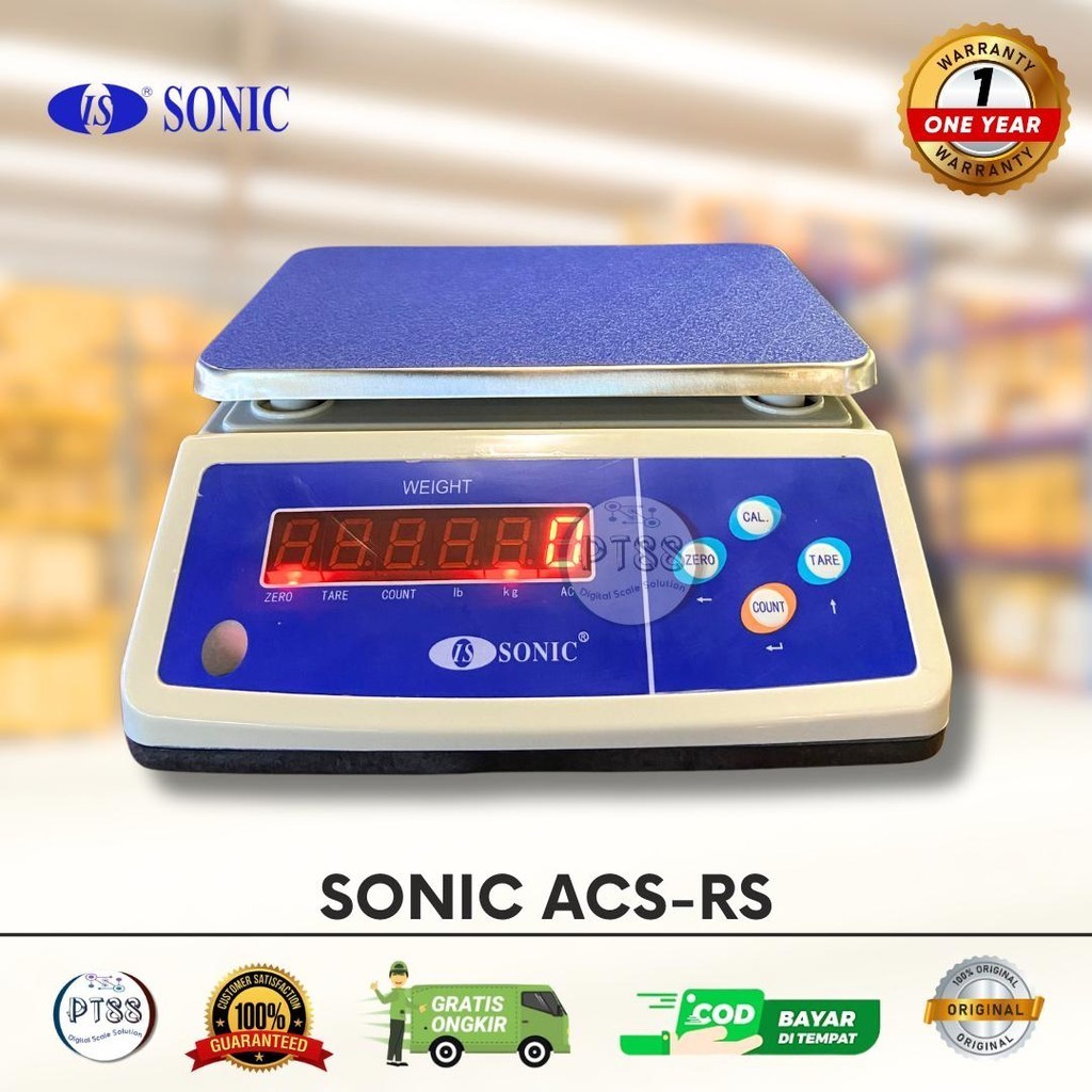 timbangan digital digital 30kg / timbangan SONIC ACS-RS 30 kg Bergaransi Pasti Original