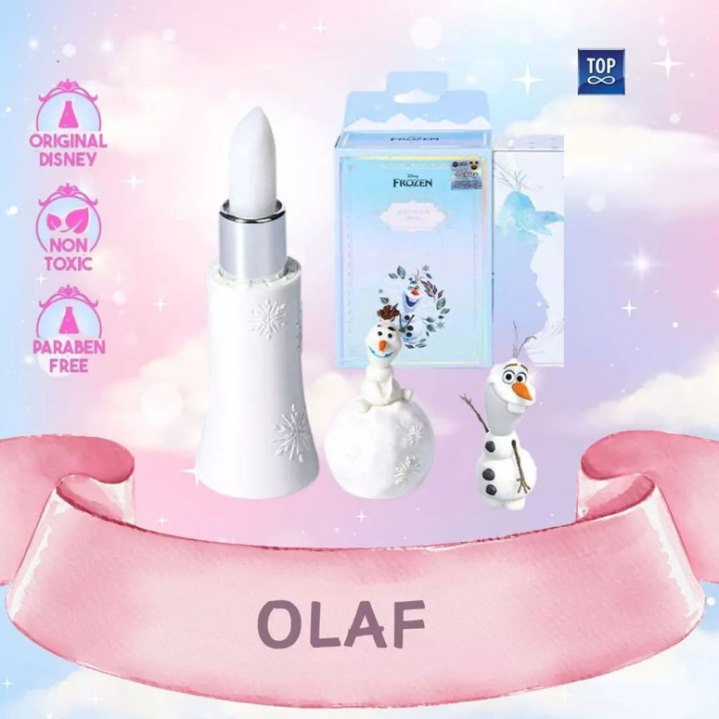 DISNEY PRINCESS Frozen Fairytale Lipstick Set Olaf  | Lip Balm Anak-Anak | Lipstik Anak-Anak BPOM