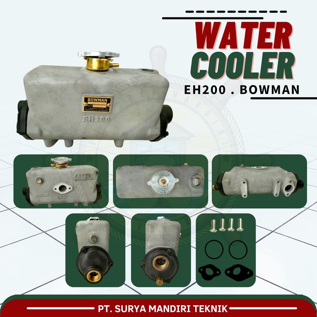 WATER COOLER EH200 BOWMAN / HEAT EXCHANGER MARINE ASLI GENUINE (YANMAR 4TNV98)