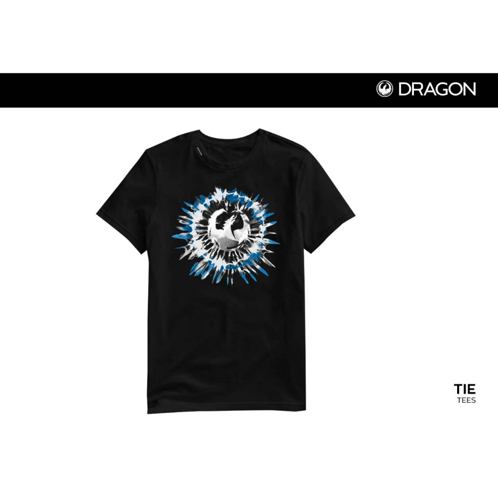 Dragon Kaos Lengan Pendek Pria Tie Planet Surf
