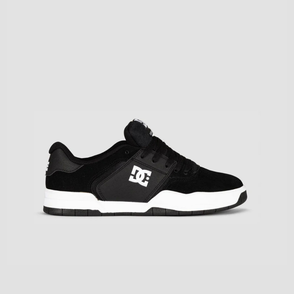 DC Shoes Sepatu Sneakers Skate Pria Original Central M Shoe BKW BNIB Resmi Hitam Putih Leather Versa