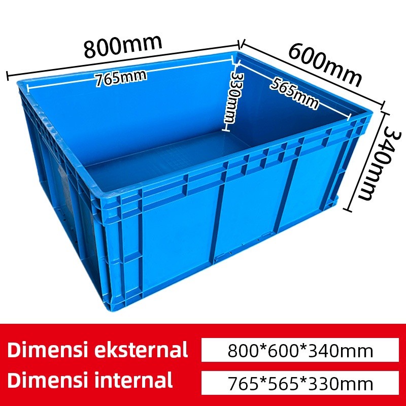 Kotak Penyimpanan Plastik Besar 806034Cm Organizer Rumah & Box Kura-Kura Tebal Serbaguna Co