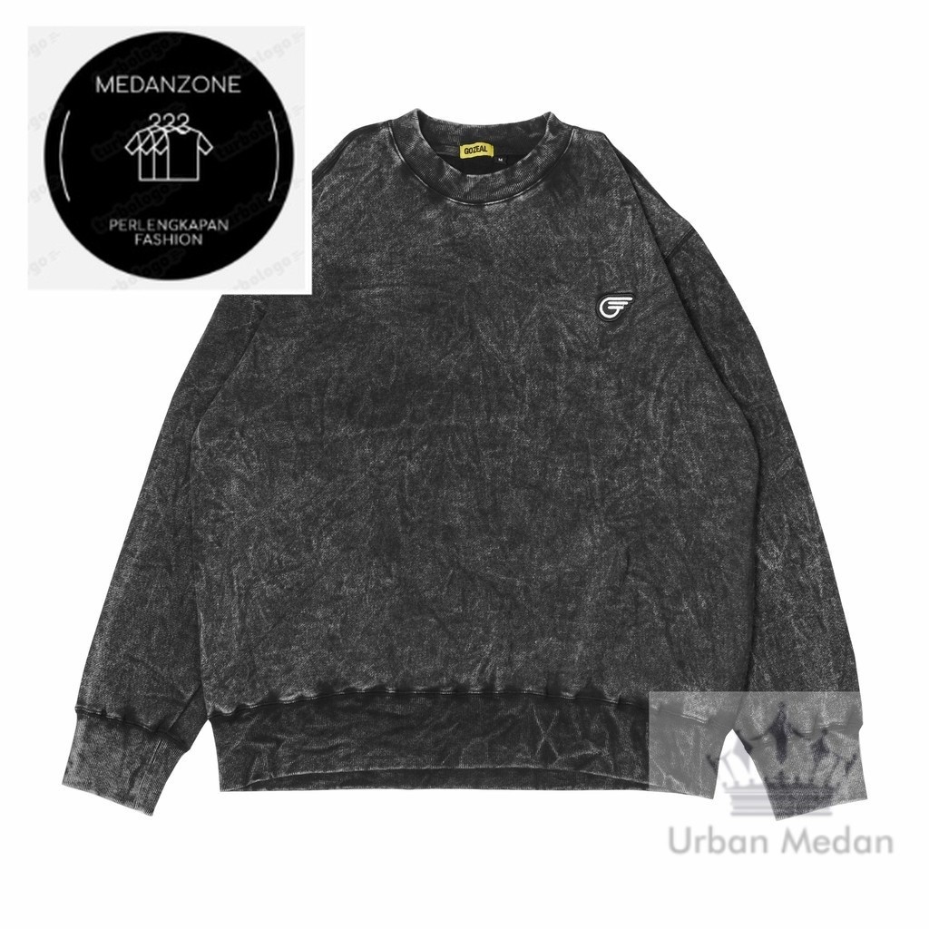 Gozeal | Crewneck | Logo Washed