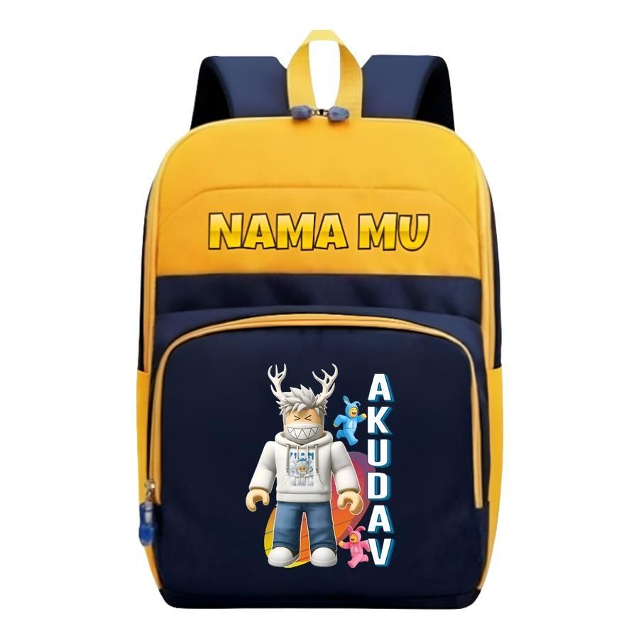 Tas Ransel Sekolah & Mengaji Anak Laki Laki & Perempuan TK SD Kekinian Tema AKUDAV MIPAN ZUZUZU Free