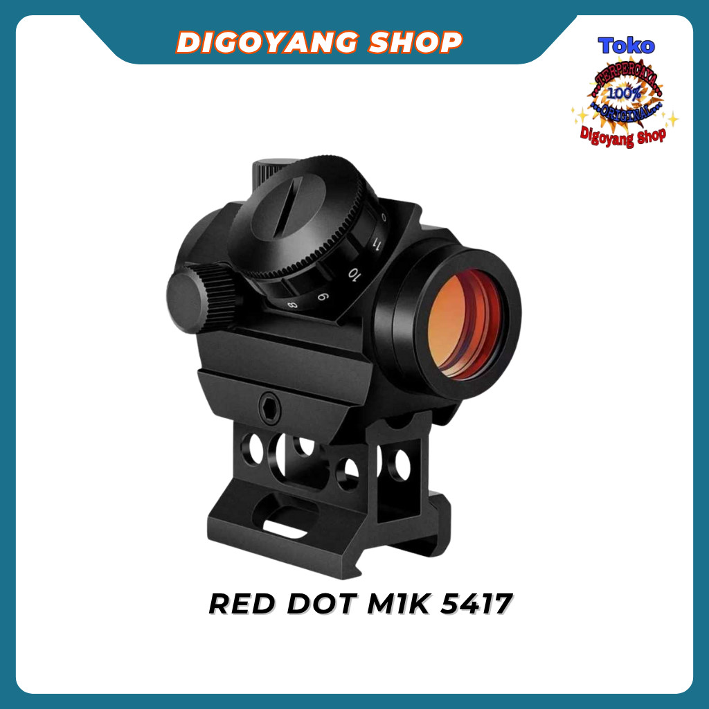 Red Dot Scope M1k 5417 Black for Ersoft and Air Rifle Hunting - Elektro Dot