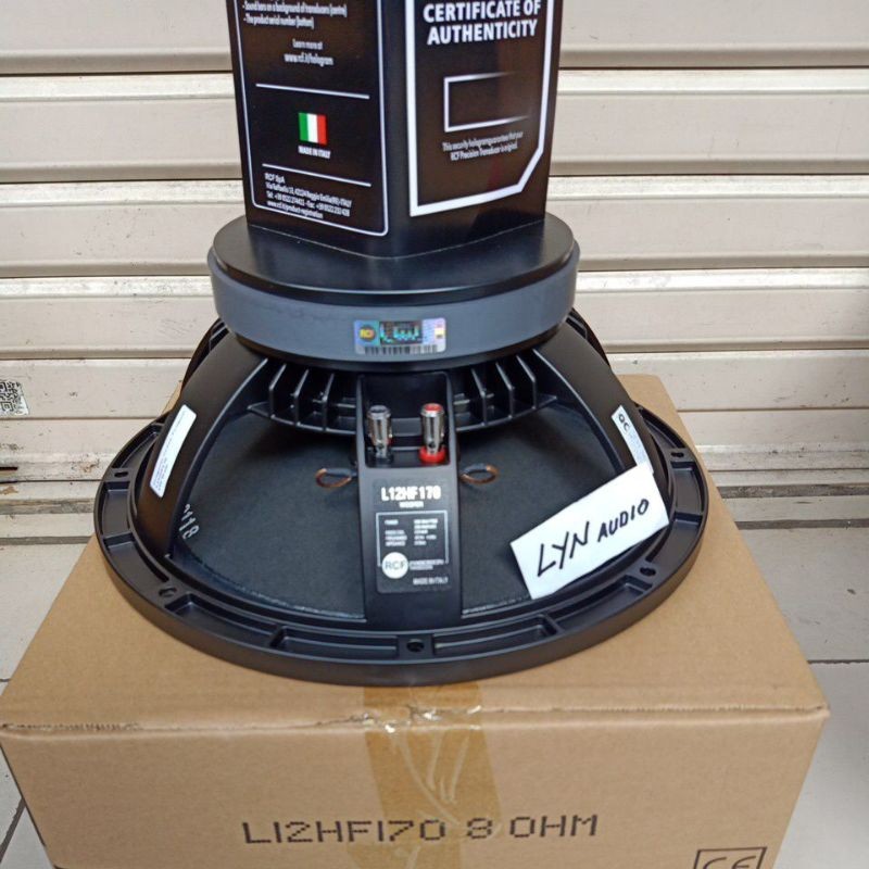 SPEAKER COMPONENT RCF 12 INCH L12HF170 BAHAN BABET 12HF170