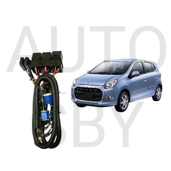 AS Relay Set Lampu Utama LED H4  Mobil Daihatsu Ayla 2013 2025