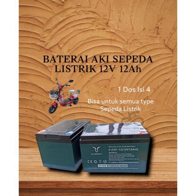 BATERAI AKI SEPEDA LISTRIK UWINFLY SELIS SUNRACE EXOTIC GODA JARVIS 12A 12 Ah - Not Specified