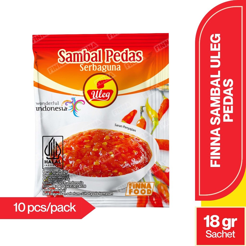 Finna Sambal Uleg Pedas (Pack)