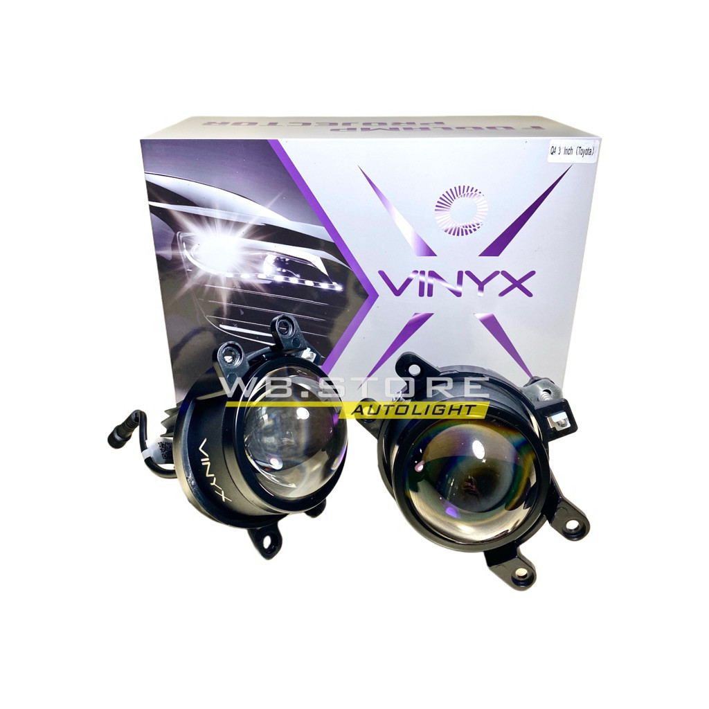 Biled Foglamp 3 INCH PURPLE LENS Q4 Q4X LASER Q4 3 Warna 1 Warna Dobel laser Biled foglamp toyota Bi