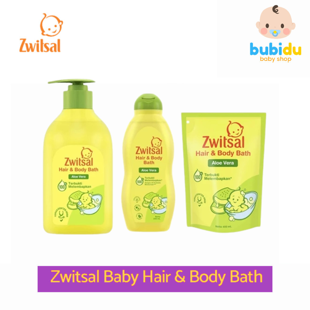 Zwitsal Baby Hair & Body Bath - Sabun Mandi Shampoo Bayi