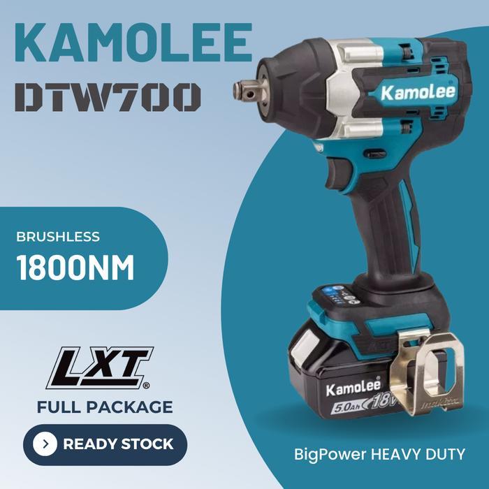 Kamolee DTW 700 impact wrench - Lengkap