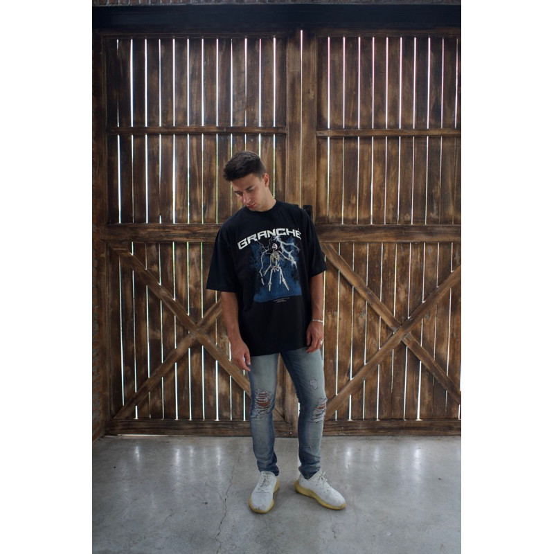 Branche Oversize Tshirt Skull Fire