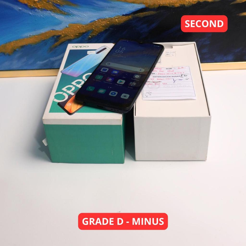 OPPO A91 8/128 GRADE D - MINUS HP SECOND ORIGINAL SINAR MUTIARA CELL