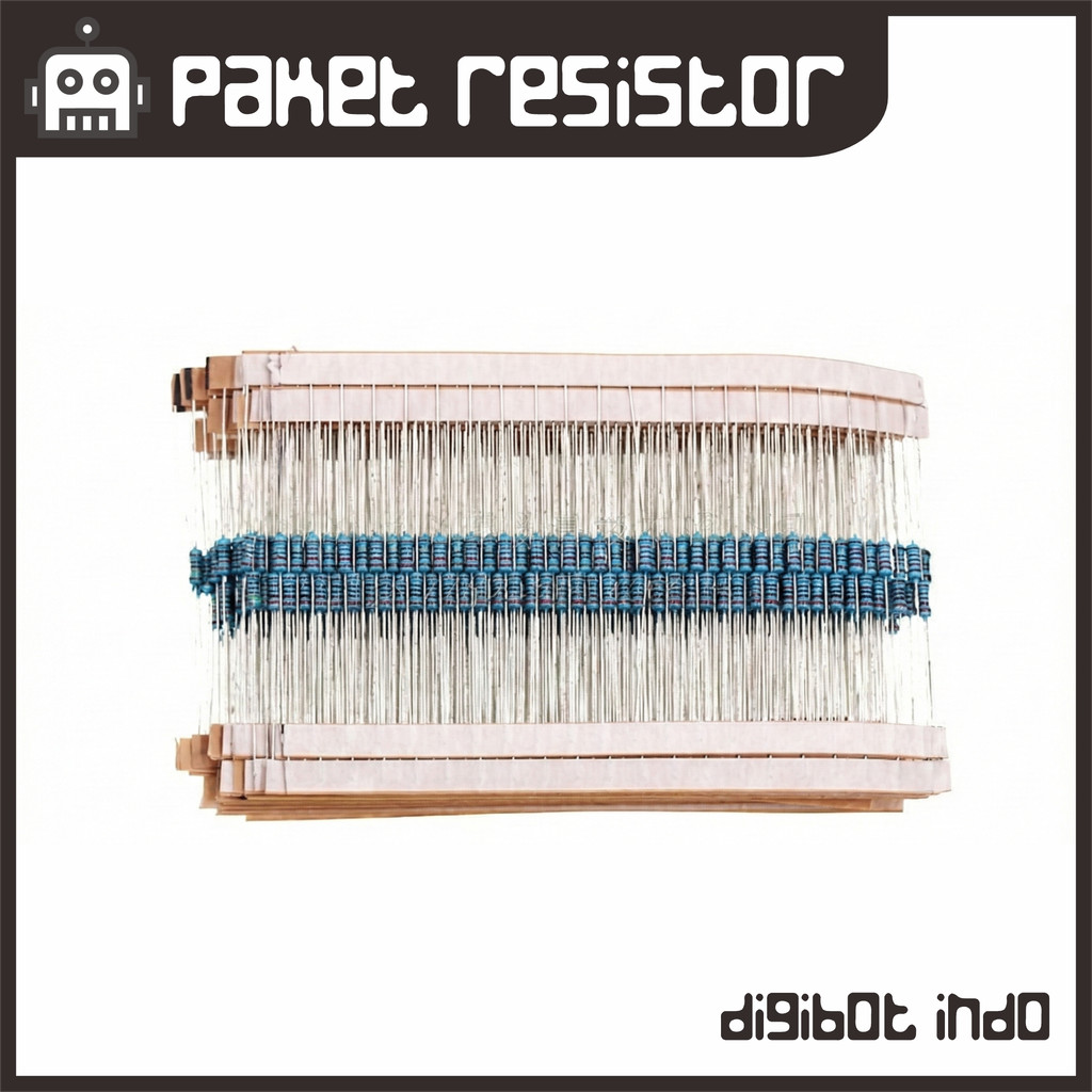 Paket Resistor 1/4W - isi 820pcs