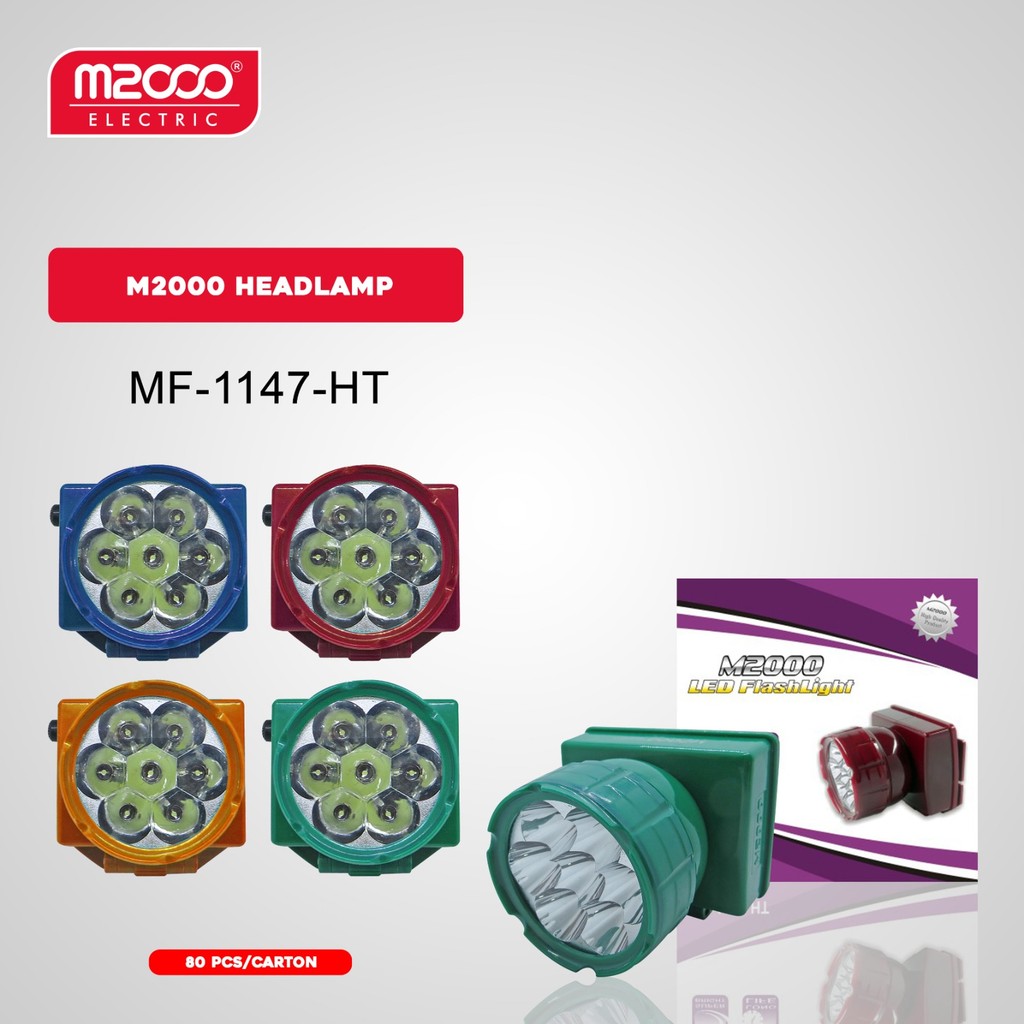 M2000 Senter Kepala / Senter Hiking / Senter Outdoor /  MF-1147 HT