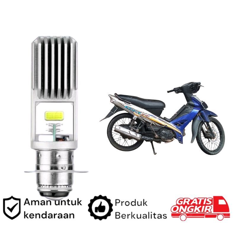 1pcs Lampu depan LED H6 COB motor Yamaha VEGA R Koko
