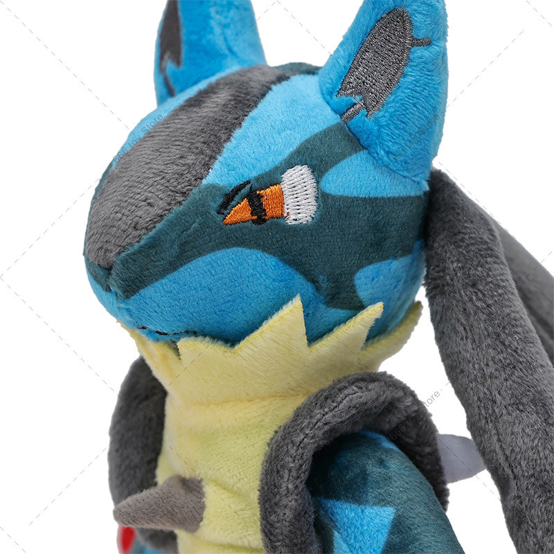 7 Styles Pokemon Plush Riolu Mega Lucario Shiny Lucario Stuffed Doll Toy Cute Peluche Toy Christmas 