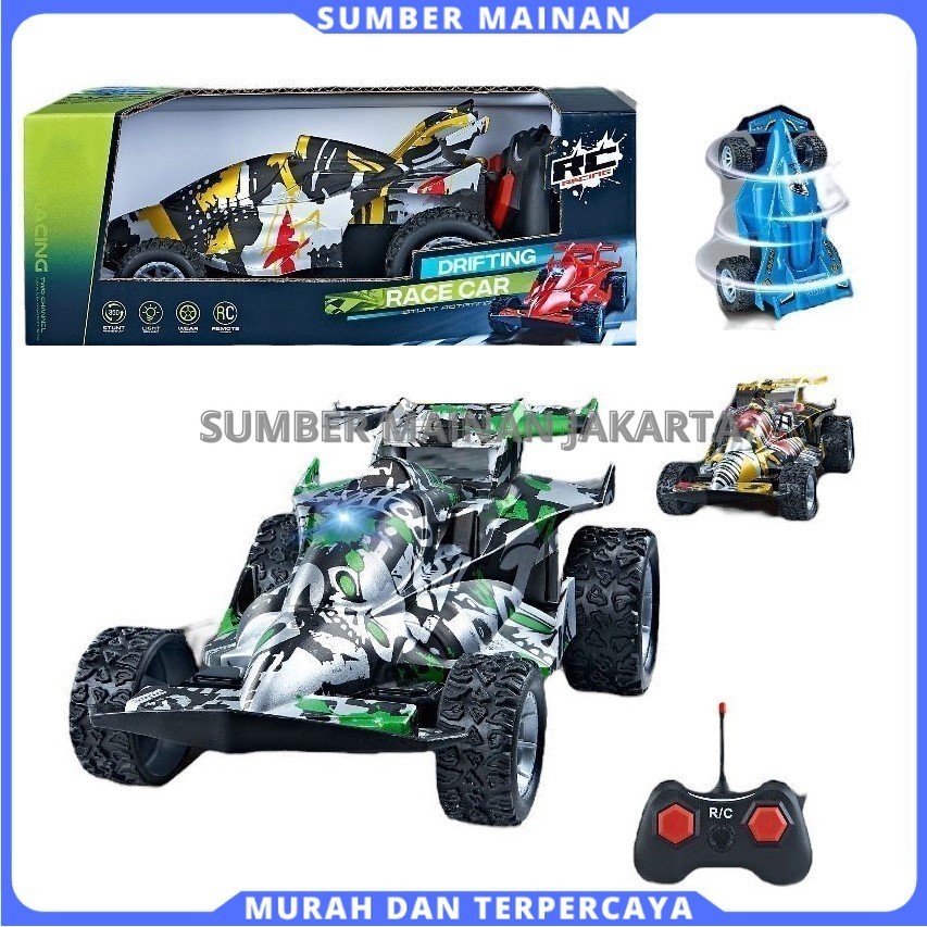 Mainan Mobil Remote Control RC Drift Mini 1:32 – Mobil Balap Stunt 360° Super Kencang
