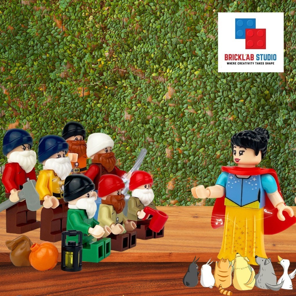 Lego Minifigur Snow White 1 Paket Lengkap/Snow White Figure Collection