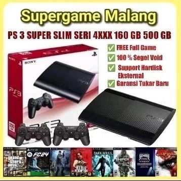 PS3 Super Slim CFW PS 3 Game Gaming Games Gamez JURAGAN