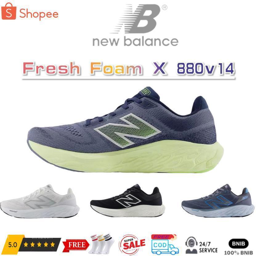 Maraton COD Sepatu lari santai New Balance NB Fresh Foam X 880v14, nyaman, anti licin, tahan aus, de