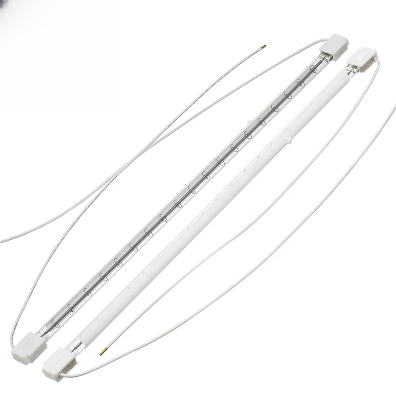 350mm 1000w Halogen Heating Lamp Infrared Electric Far Infrared IR Quartz  Ir Quartz Heating Tube Qu