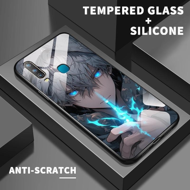 Kaca Glass Case For Vivo Y17 Y17s Y15 Y15s Y15a Y15c Y16 Y19 Y12 Y12a Y12s Y12i Y11 2019 Y11s Soft C