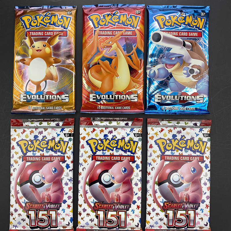 10/20Pcs English version Pokemon TCG: Scarlet & Violet 151 classics Expansion Booster GX Tag Team Vm