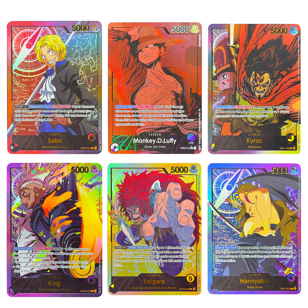 ONE PIECE Leader Proxy Cards Smoker (Parallel) Yamato Sabo Monkey.D.Luffy King Kyros Carrot OPCG/OCG