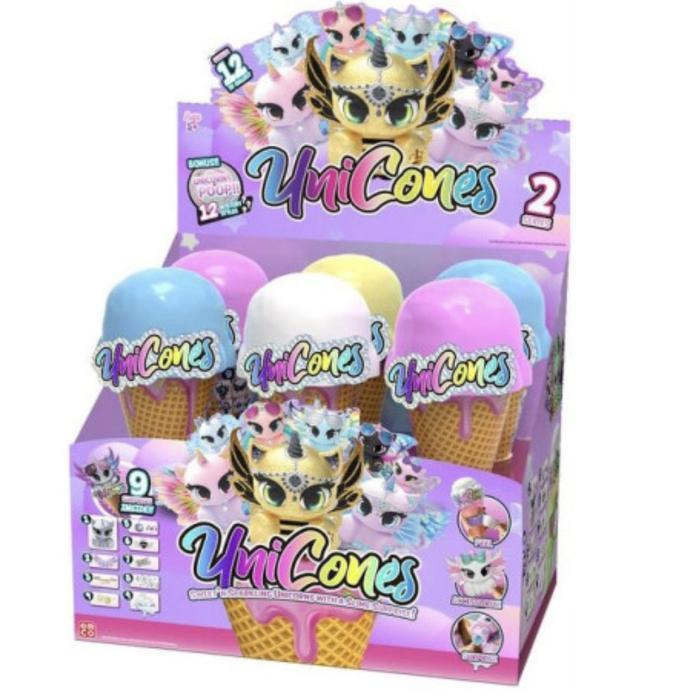 Unicones Surprise Squishy Emco Toys Unicorn Figure With Slime - Series 2