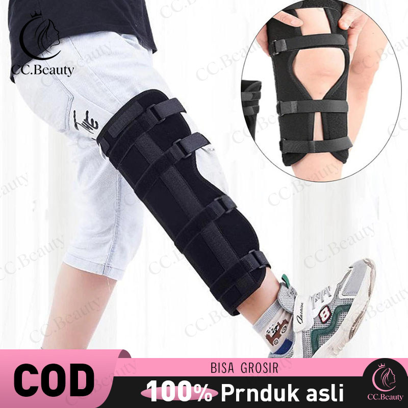 1 PC Penyangga Lutut Berengsel yang Dapat Disesuaikan Pemulihan Operasi Penyangga Lutut Penyangga Lu