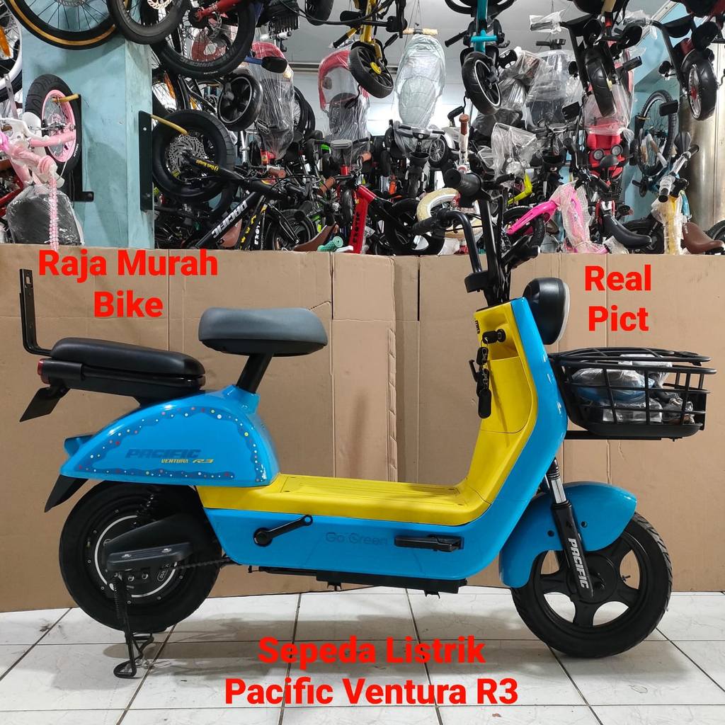 Sepeda Listrik Pacific Ventura R3 Bergaransi Resmi Sepeda Listrik Pacific Ventura R3