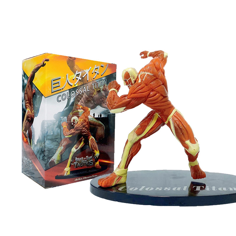 16cm Anime Attack on Titan Figures Beast Colossal The Founding Armored Titan Action Figure PVC Colle