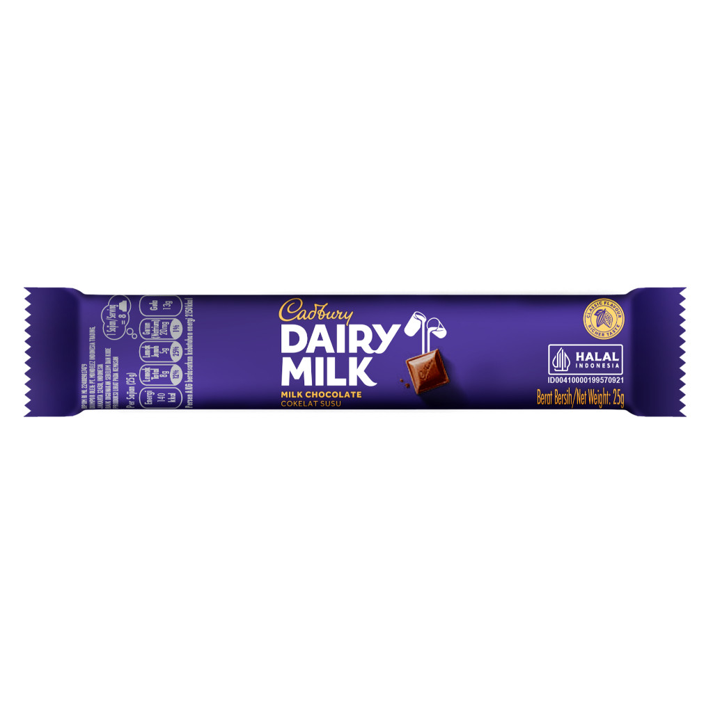 Cadbury Dairy Milk Chocolate Original Regular 25gr