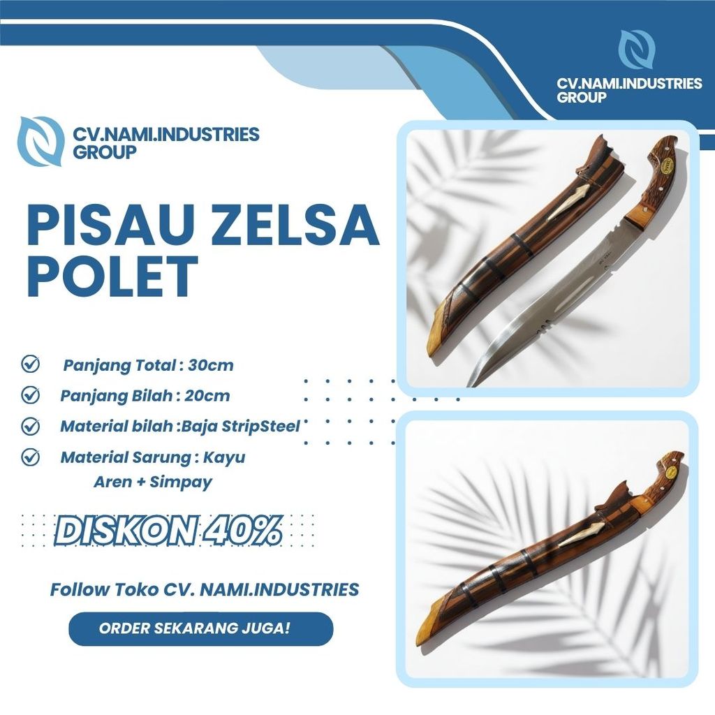 peralatan kebun golok kebun Pisau Sembelih Zelsa