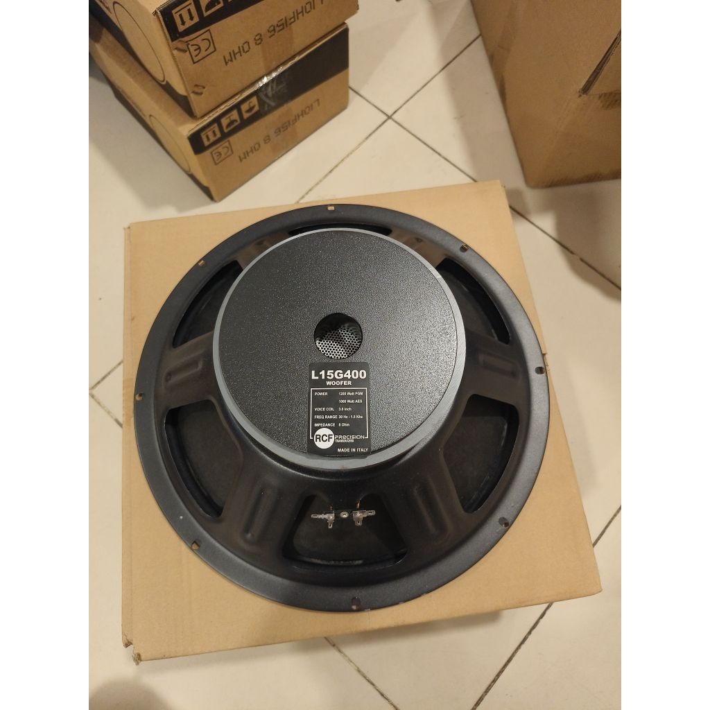 SL KOMPONEN SPEAKER RCF LF15G400 / LF15 G400 / LF 15 G400 15 INCH MID LOW
