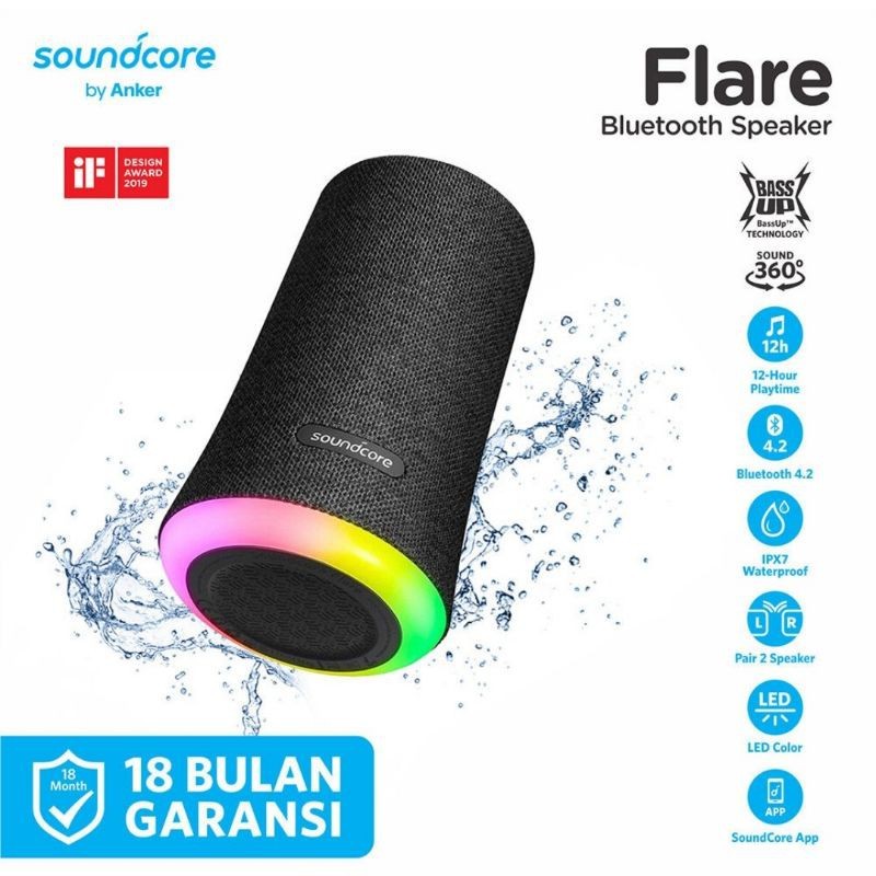 Anker Soundcore Flare Portable Bluetooth Speaker