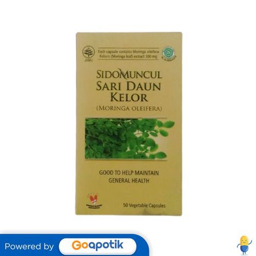 Sidomuncul Sari Daun Kelor Botol 50 Kapsul