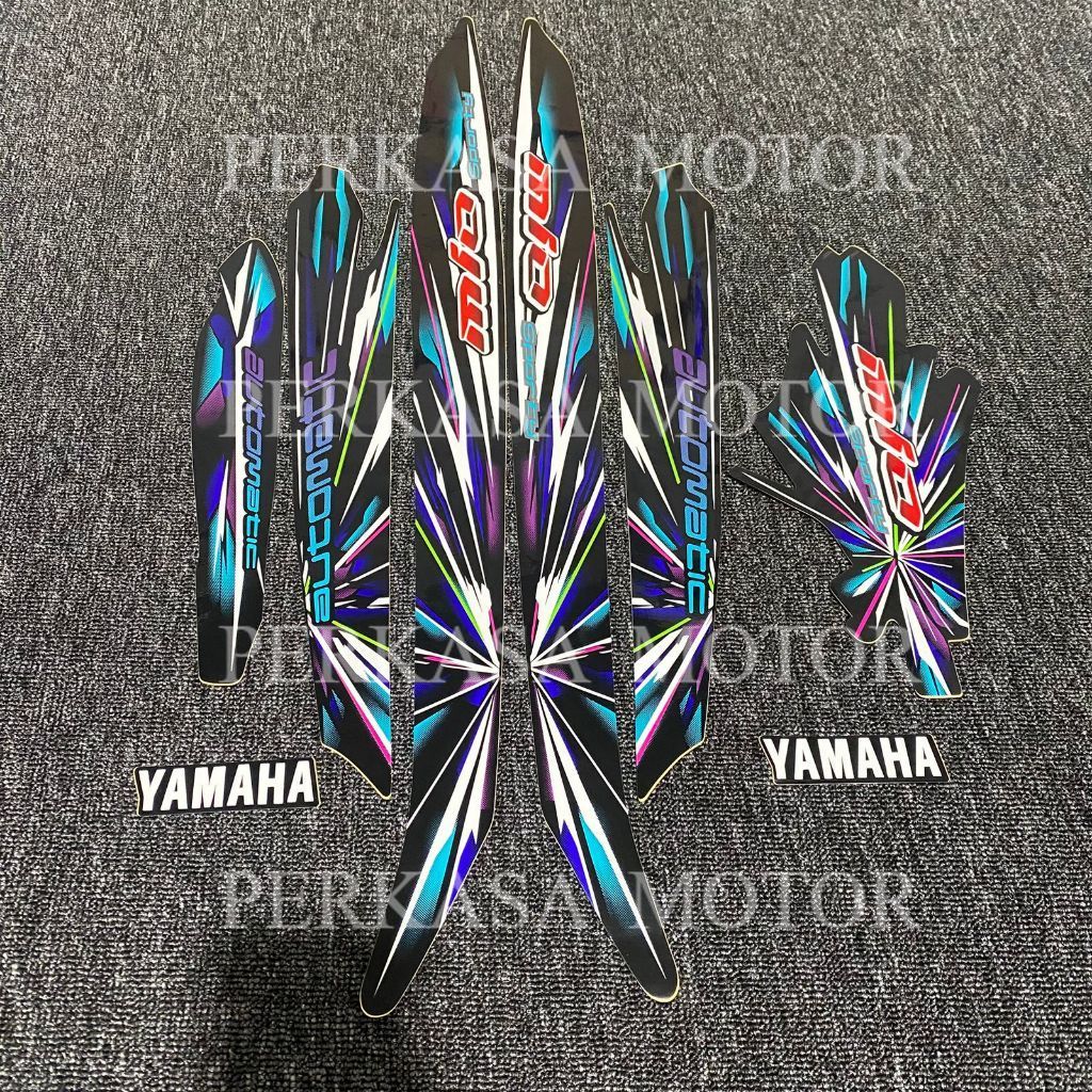 Stiker Mio Smile 2008 – Striping Mio Smile Pilihan Warna Lengkap | Stiker Body Motor