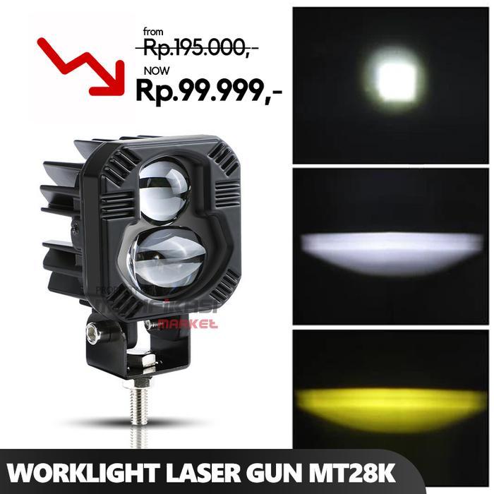 Lampu Tembak Laser Gun EXTREME Spot Light MT28K 25W DC 12-24V Motor Mobil Truck Bus