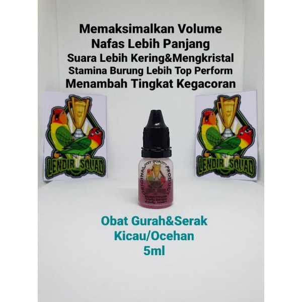 [Oryza Paws] OBAT GURAH BURUNG LENDIR SQUAD VITAMIN SUPLEMEN SUPER CUCAK HIJAU MURAI BATU KACER