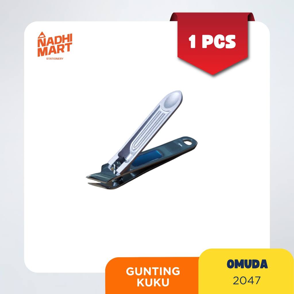 OMUDA GUNTING KUKU 2047 NAIL CLIPPER GUNTING KUKU MIRING TAJAM