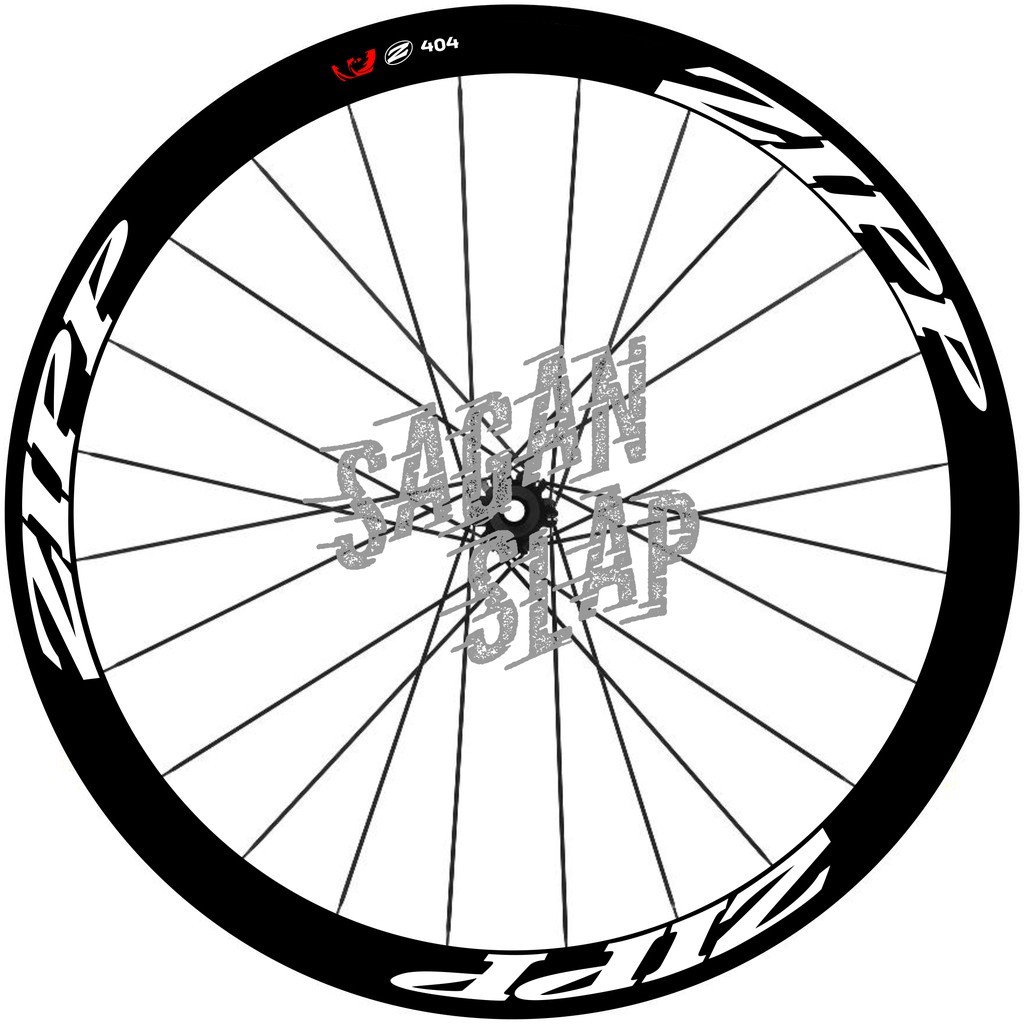 Stiker Sticker Decal Rims Velg Sepeda ZIPP 700c Lebar 3 Cm