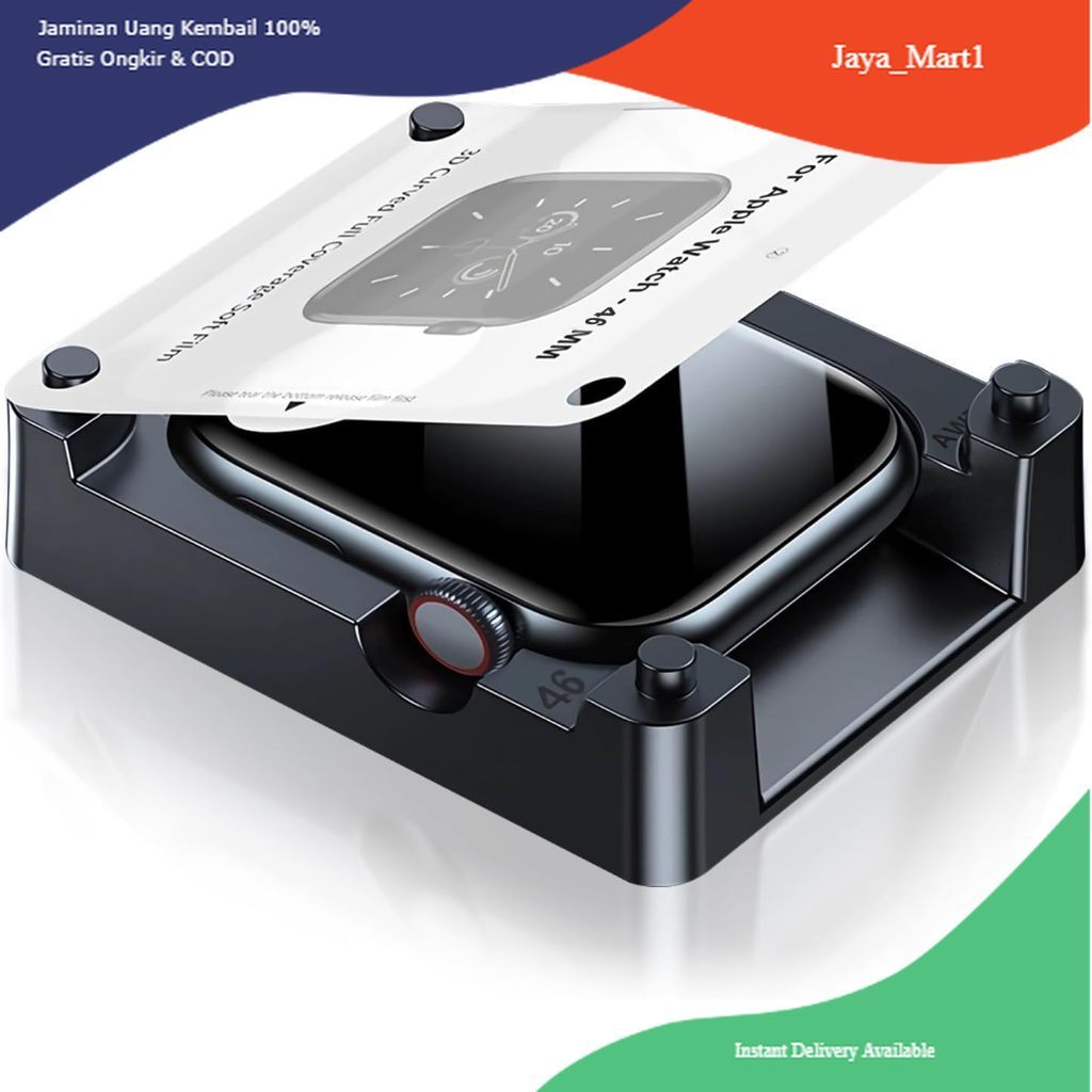 BISA COD - PROMO APPLE WATCH SERIES 11 POLYMER PMMA ANTI GORES IWATCH SCREEN GUARD IWATCH SERIES 11 