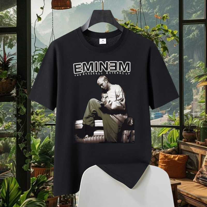 HOT  Fashion custom Tshirt Oversized Eminem Hardcore hip hop Kaos